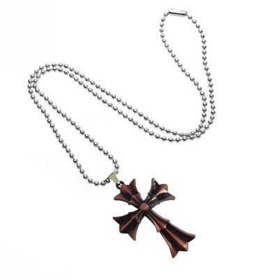 Jesus Christ Cross Copper Metal Pendant